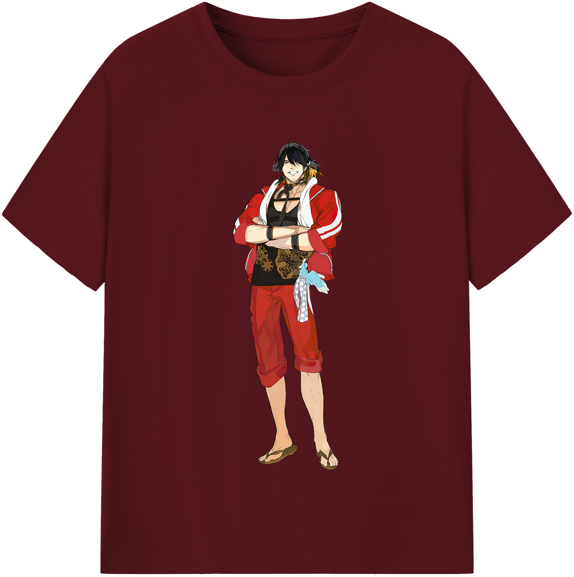 （画像用） 刀剣乱舞 Touken Ranbu 綿100％半袖Tシャツ（フロントプリント）